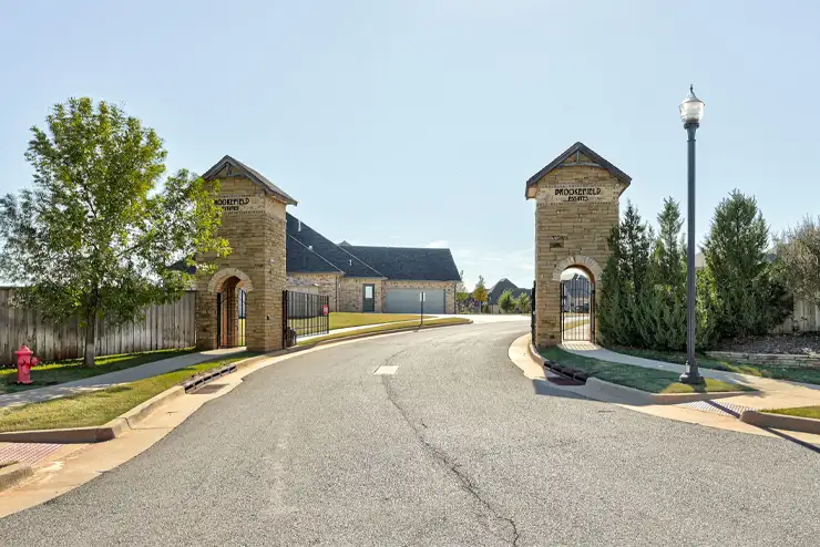 Brookefield Estates Entrance, Edmond, Oklahoma