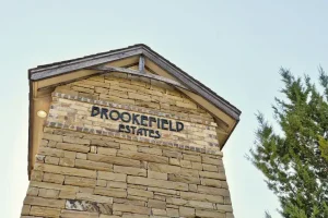 Brookefield Estates Entrance, Edmond, Oklahoma