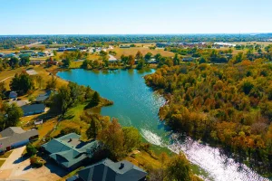 Hall Park, Norman, Oklahoma - Lake